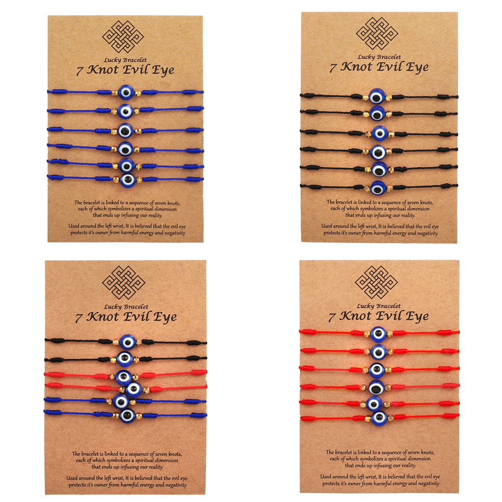 Men Accessories Evil Eye - 여성 남성용 6개 블루 이블 아이