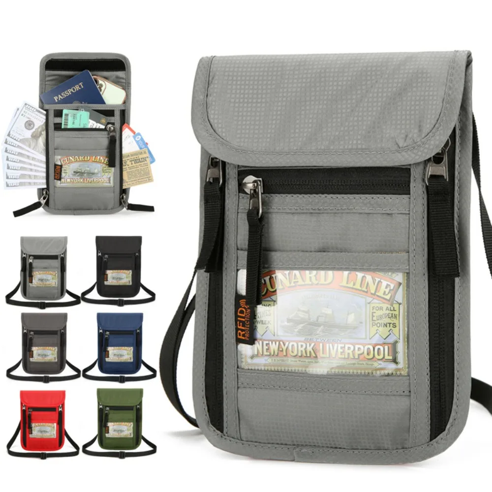 Travel Organizer Men - RFID 차단 여행용 넥 월렛, 남녀공용