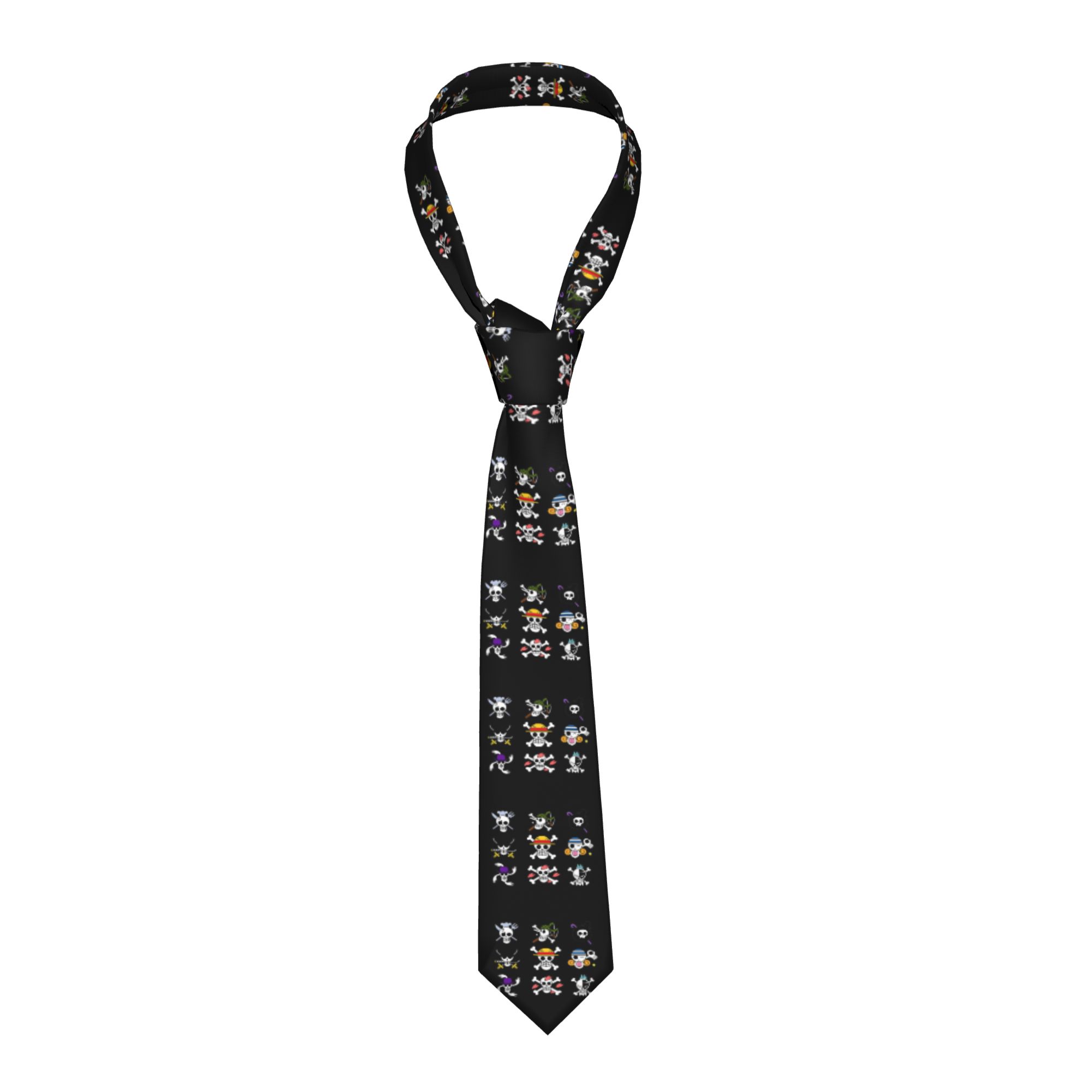 Men'S Accessories In The 90S - 넥타이 원 피라트 플래그 로고 90년대