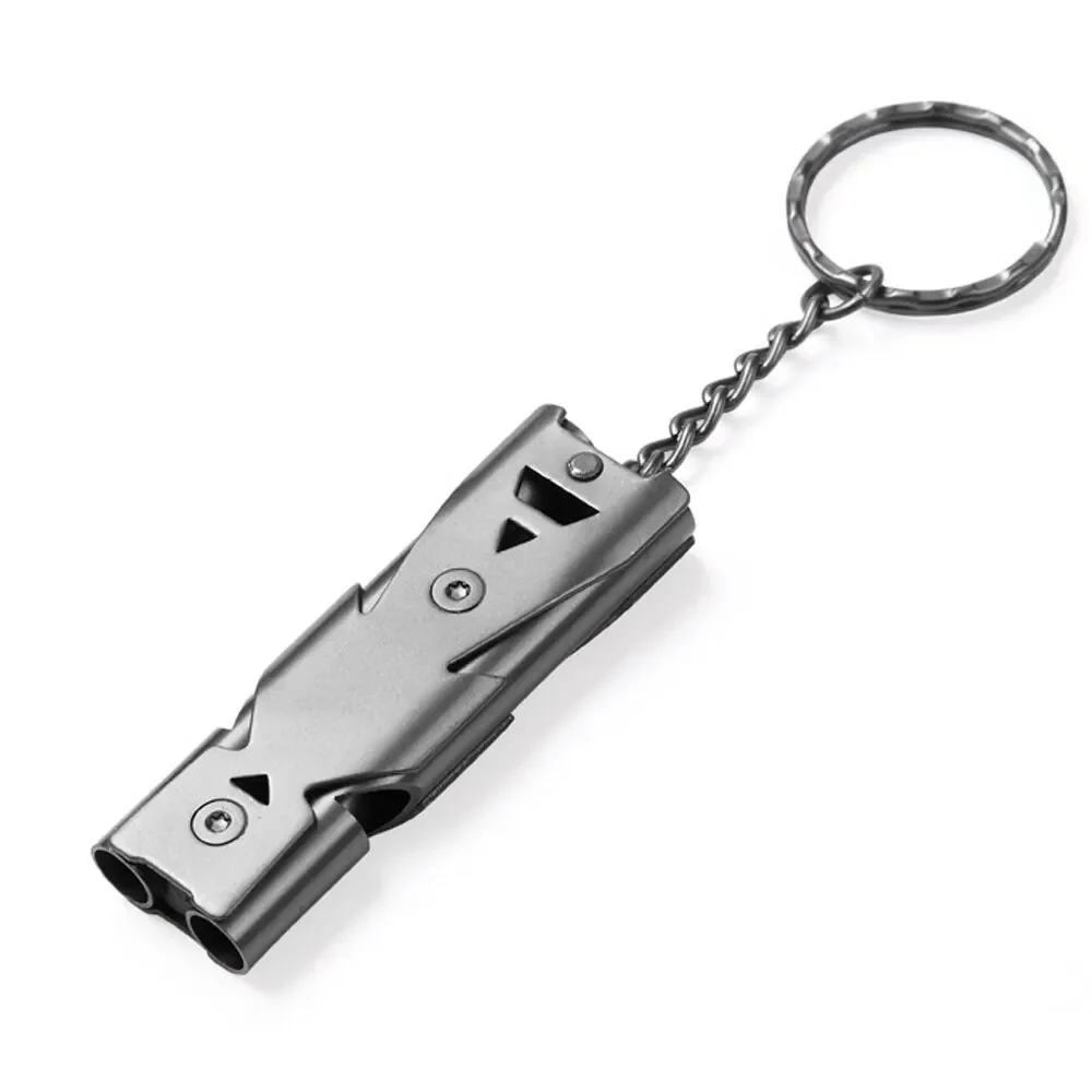 Keychain Multi Tool - 고음량 비상용 키체인 펜던트, 야외 캠핑용