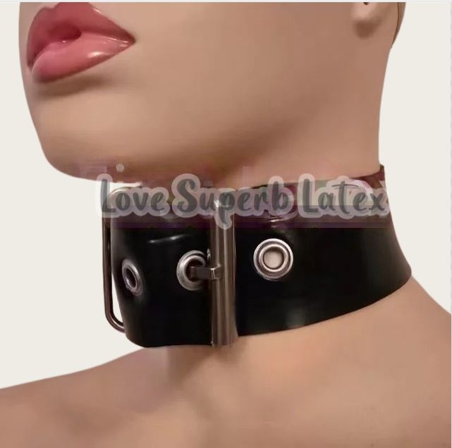 Men Accessories For Neck - 0.4mm 섹시 라텍스 넥 초커 고무