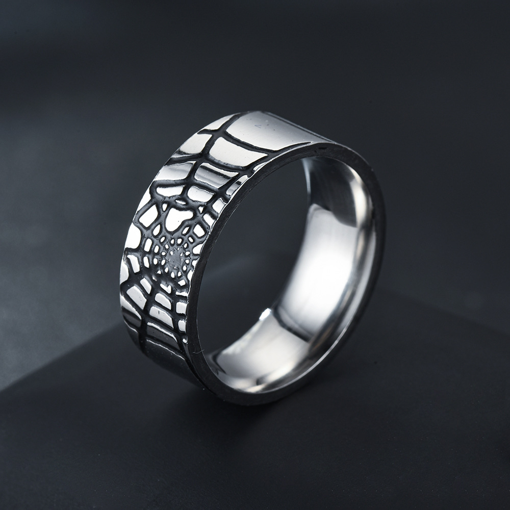 스테인레스 스틸 간단한 스파이더 웹 반지 패션 숙녀 남 - Men Accessories For Wedding 리뷰 및 가격