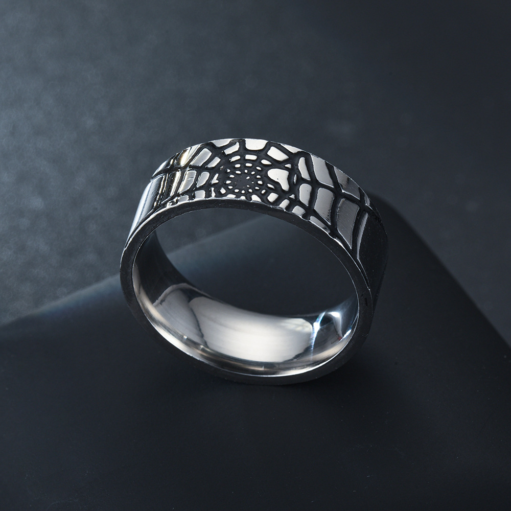 스테인레스 스틸 간단한 스파이더 웹 반지 패션 숙녀 남 - Men Accessories For Wedding 리뷰 및 가격