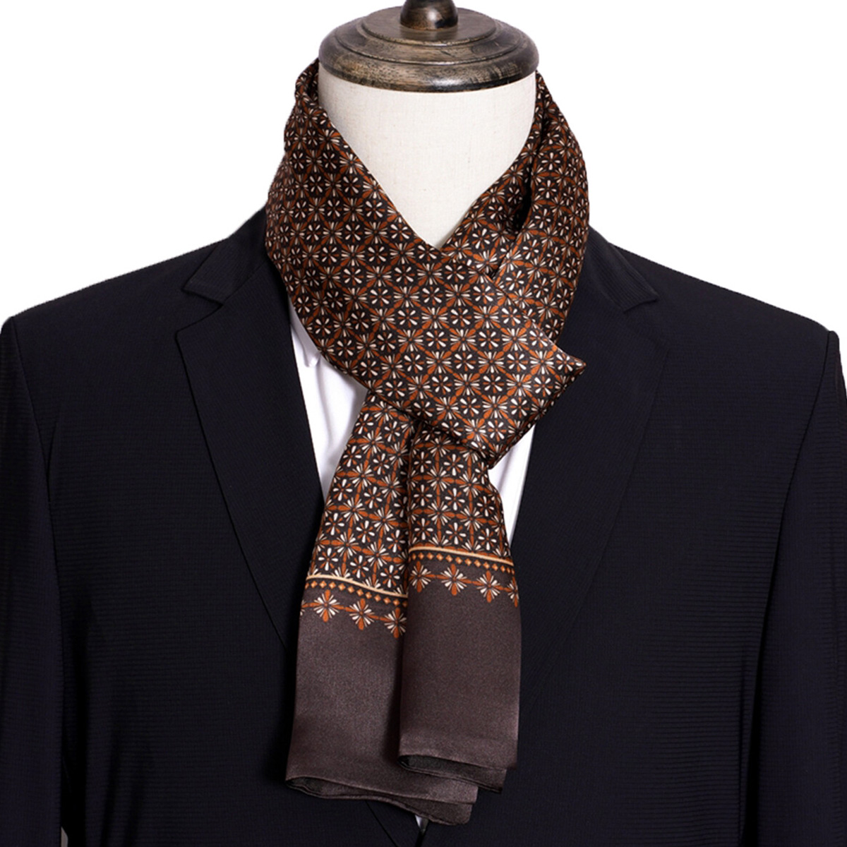 신상 남성용 스트라이프 실크 스카프 핫 세일 프리미엄  - Men Accessories For Neck 리뷰 및 가격