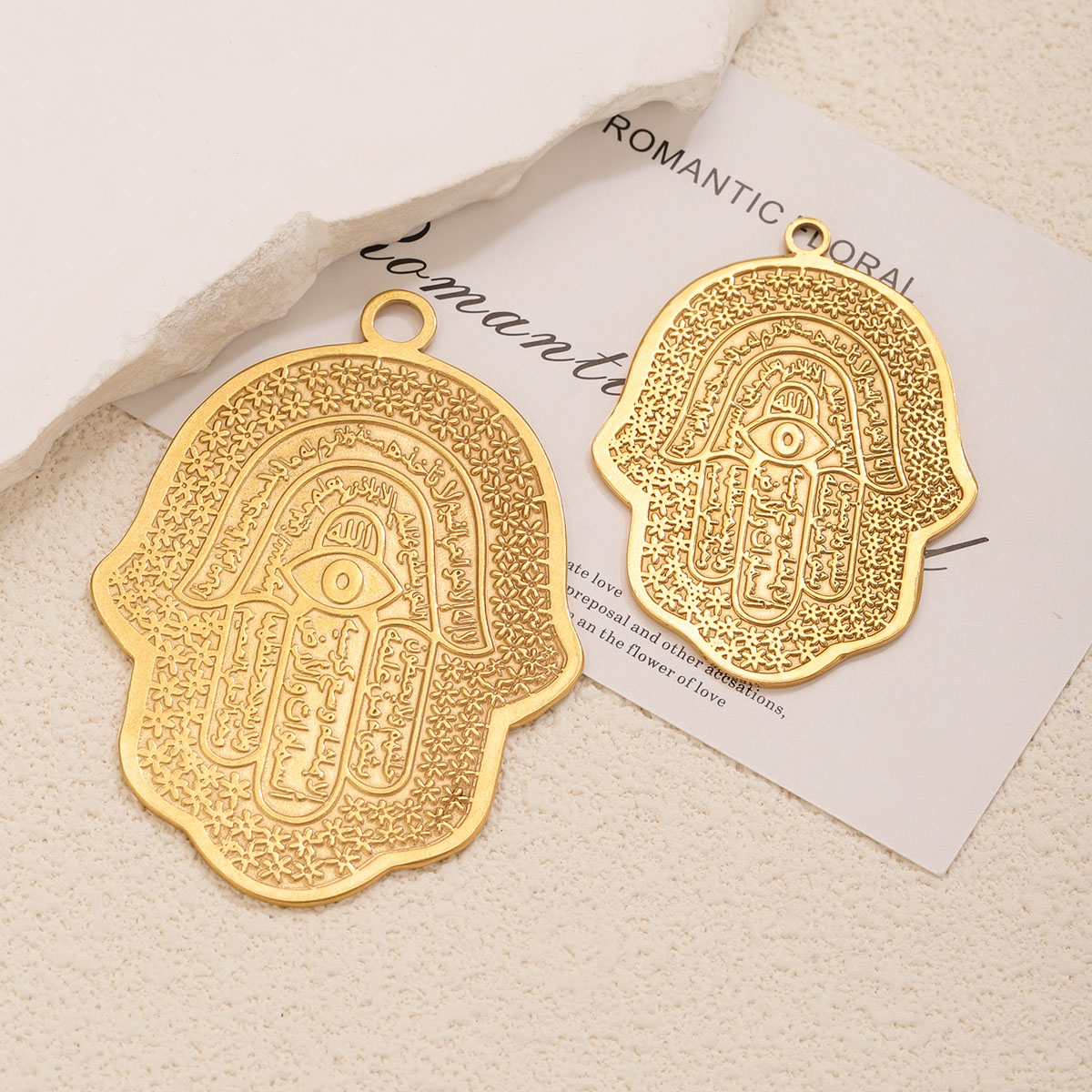 5개 18K PVD 스테인리스 스틸 함사 핸드 이블아이 - Men Accessories Evil Eye 리뷰 및 가격