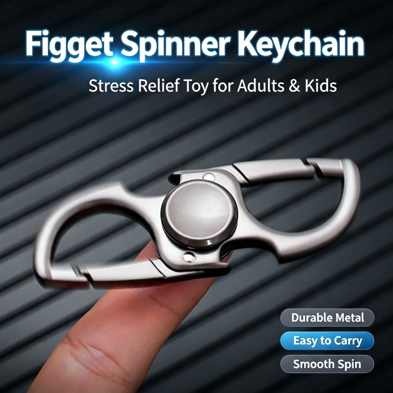 메탈 피젯 스피너 카라비너 멀티툴 아웃도어 EDC 키체 - Keychain Multi Tool 리뷰 및 가격