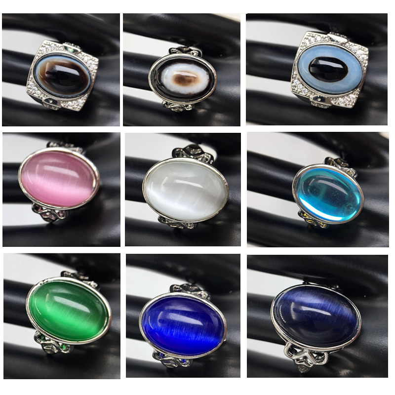 크리에이티브 악마 눈 고양이 눈 반지, 남성 여성 개성 - Men Accessories Evil Eye 리뷰 및 가격