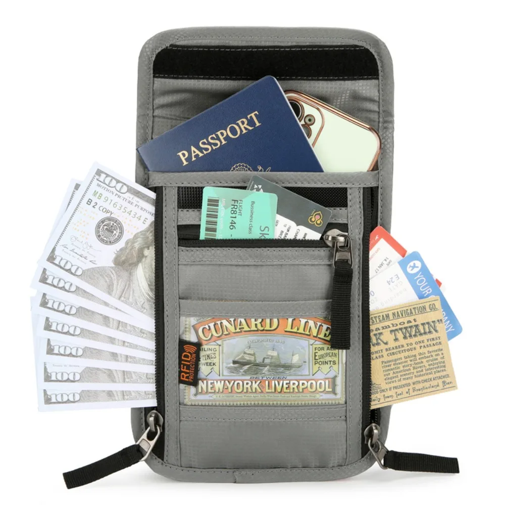 RFID 차단 여행용 넥 월렛, 남녀공용 도난 방지 문 - Travel Organizer Men 리뷰 및 가격