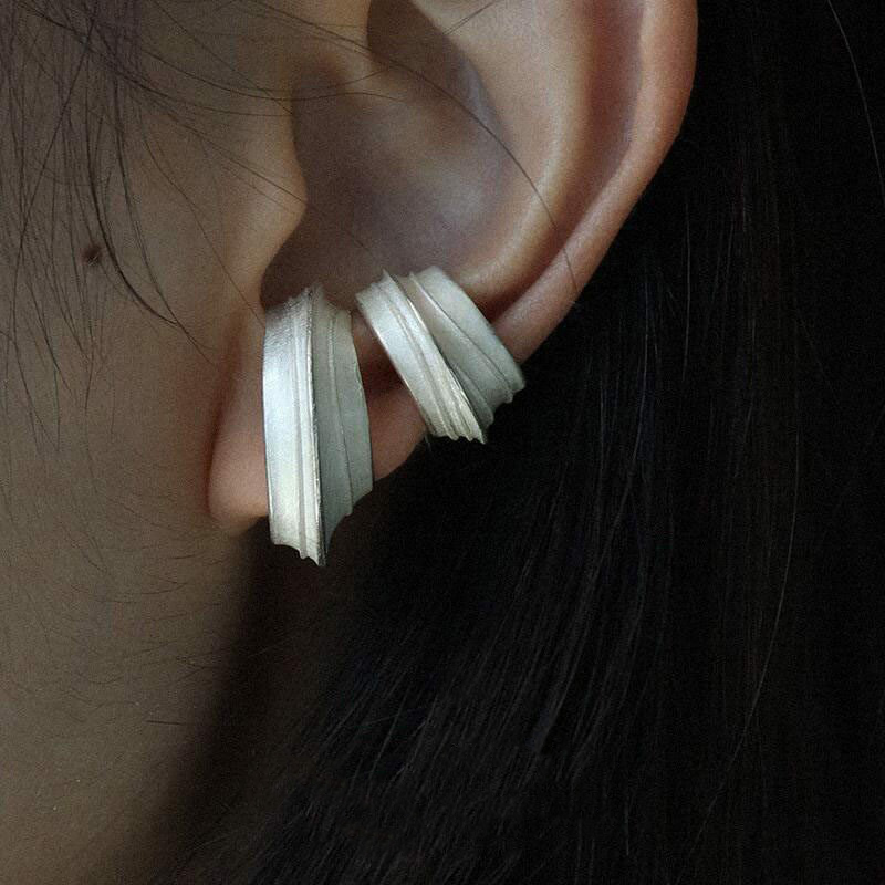 텍스처드 멀티 레이어 이어커프 쥬얼리 액세서리 여성용  - Men'S Minimalist Accessories 리뷰 및 가격