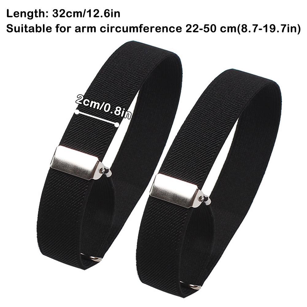 2pcs 조정 가능한 탄성 완장 셔츠 슬리브 홀더 여성 - Men Accessories For Wedding 리뷰 및 가격