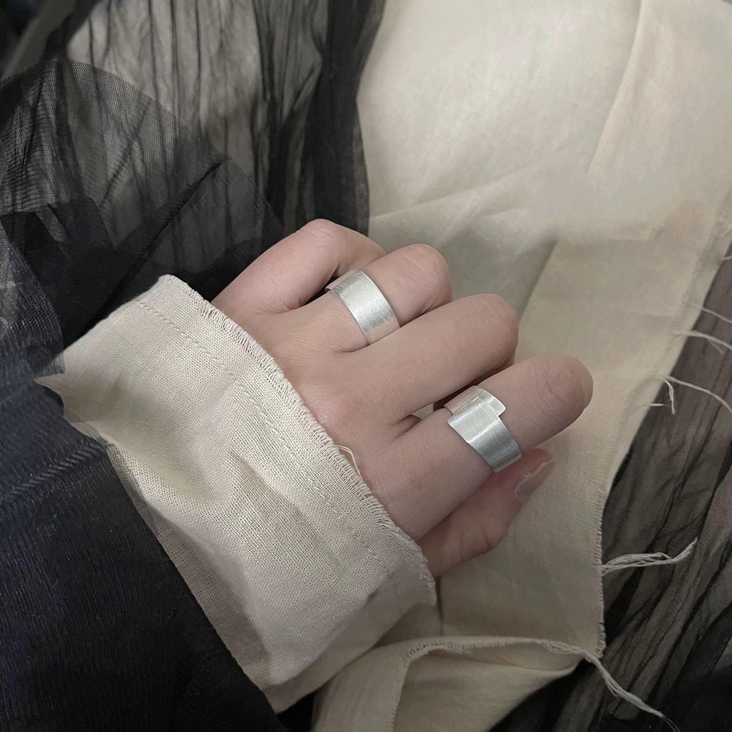 여성을위한 925 스털링 실버 반지 남성 커플 미니멀리 - Men'S Minimalist Accessories 리뷰 및 가격