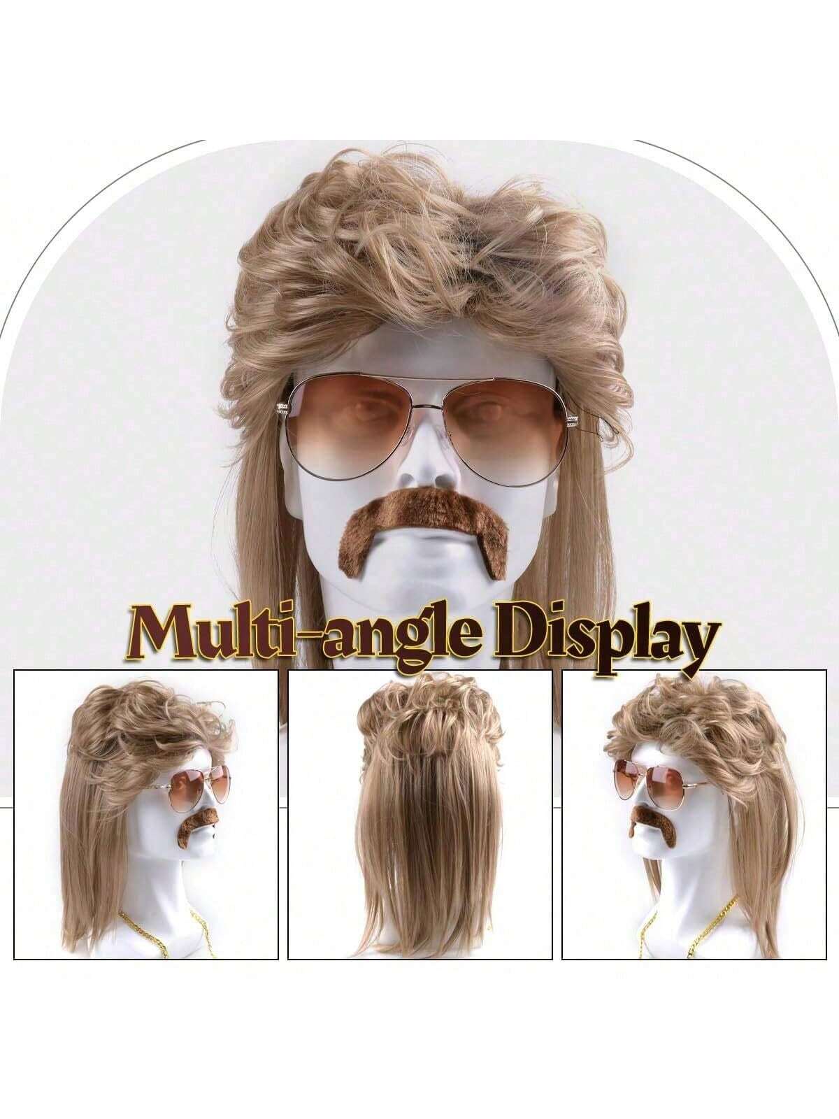 Mullet Wig 80s 90s 복장 액세서리 남성, - Men'S Accessories In The 90S 리뷰 및 가격