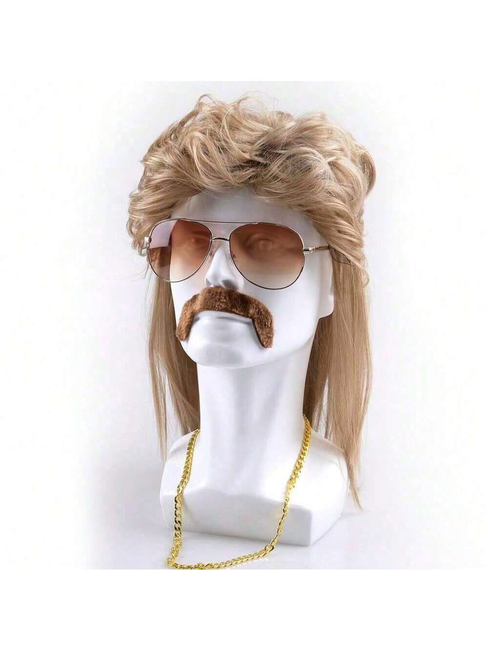 Mullet Wig 80s 90s 복장 액세서리 남성, - Men'S Accessories In The 90S 리뷰 및 가격