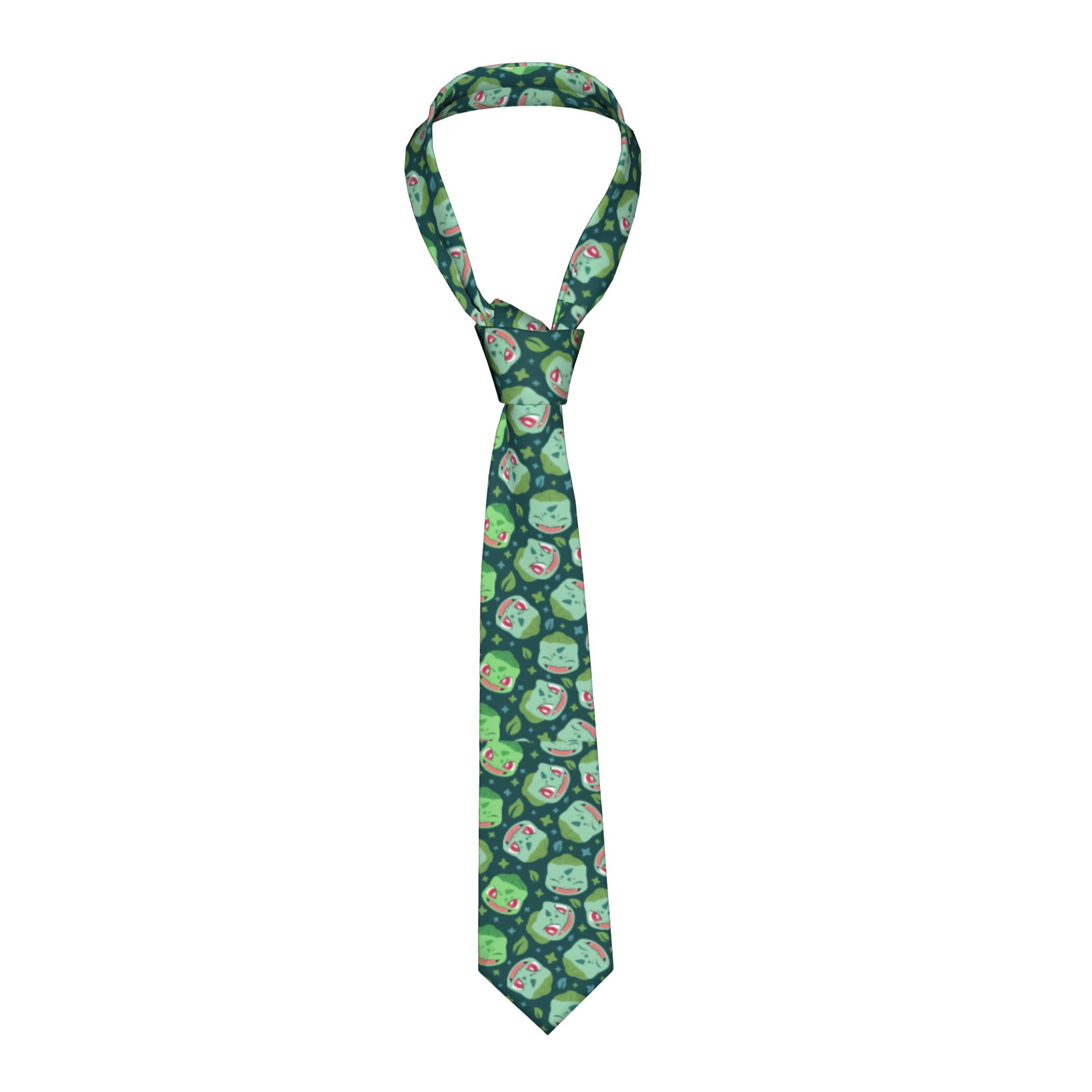 넥타이 녹색 생물 Bulbasaur 남성 캐주얼 8 c - Men'S Accessories Office 리뷰 및 가격