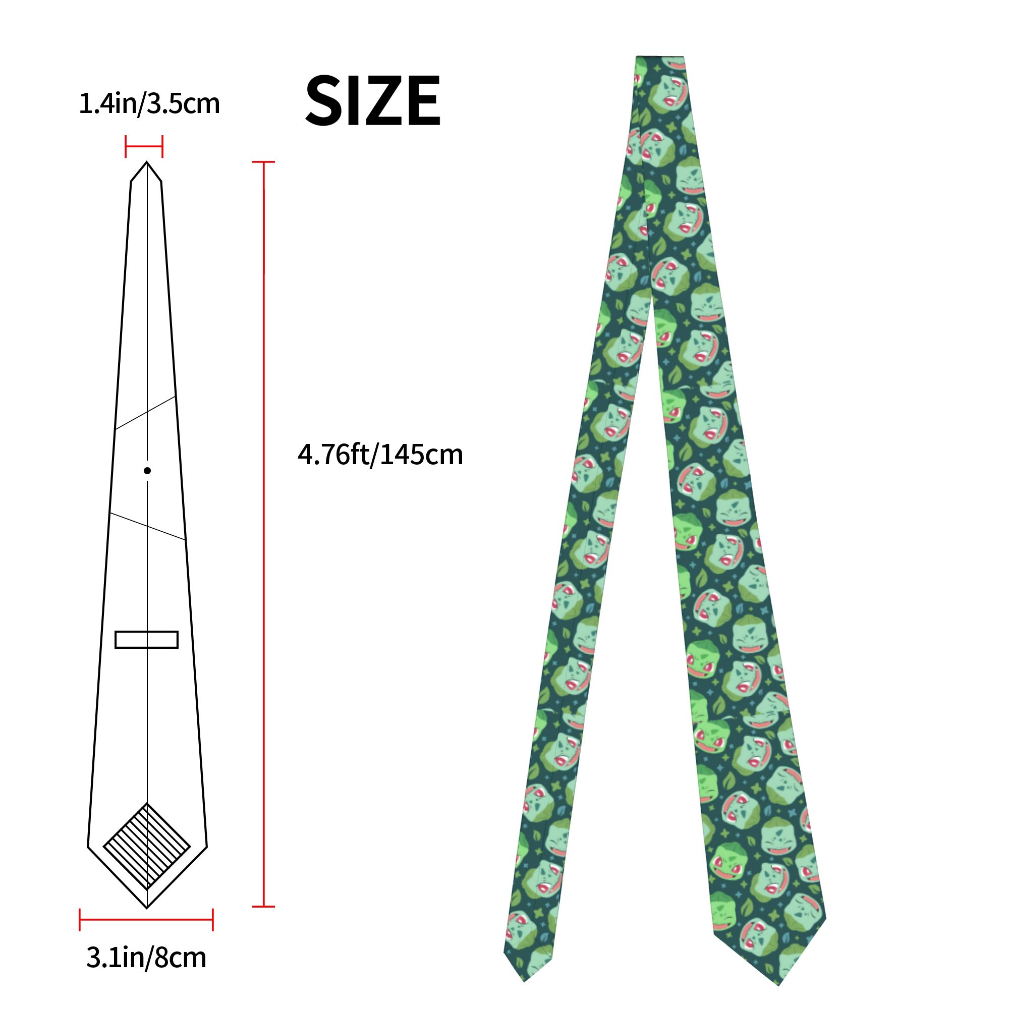 넥타이 녹색 생물 Bulbasaur 남성 캐주얼 8 c - Men'S Accessories Office 리뷰 및 가격