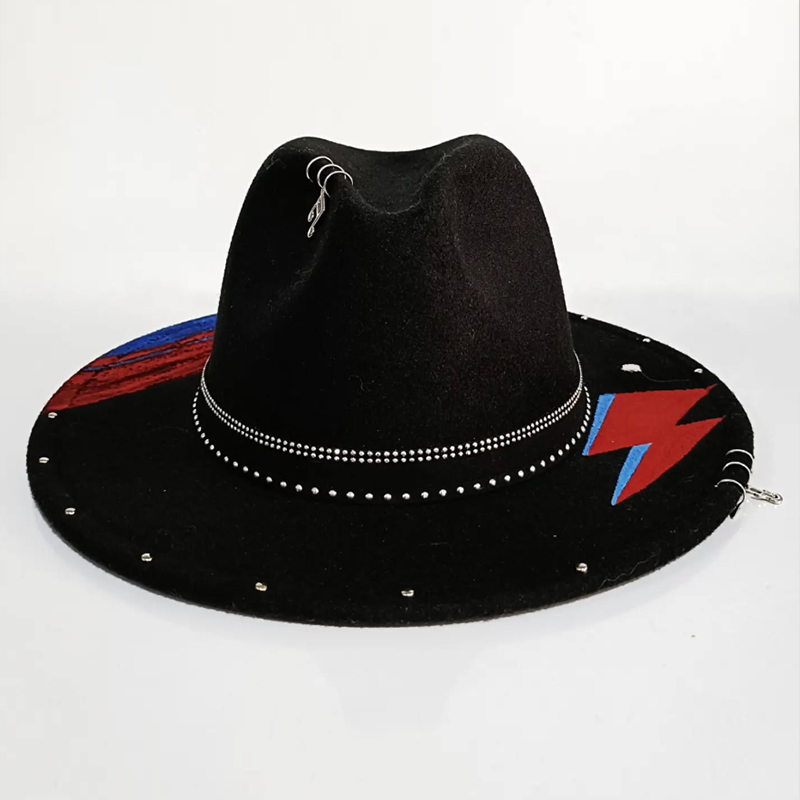 손으로 꿰맨 페도라 모자 재즈 모자 남성과 여성 카드  - Men Accessories Shop 리뷰 및 가격