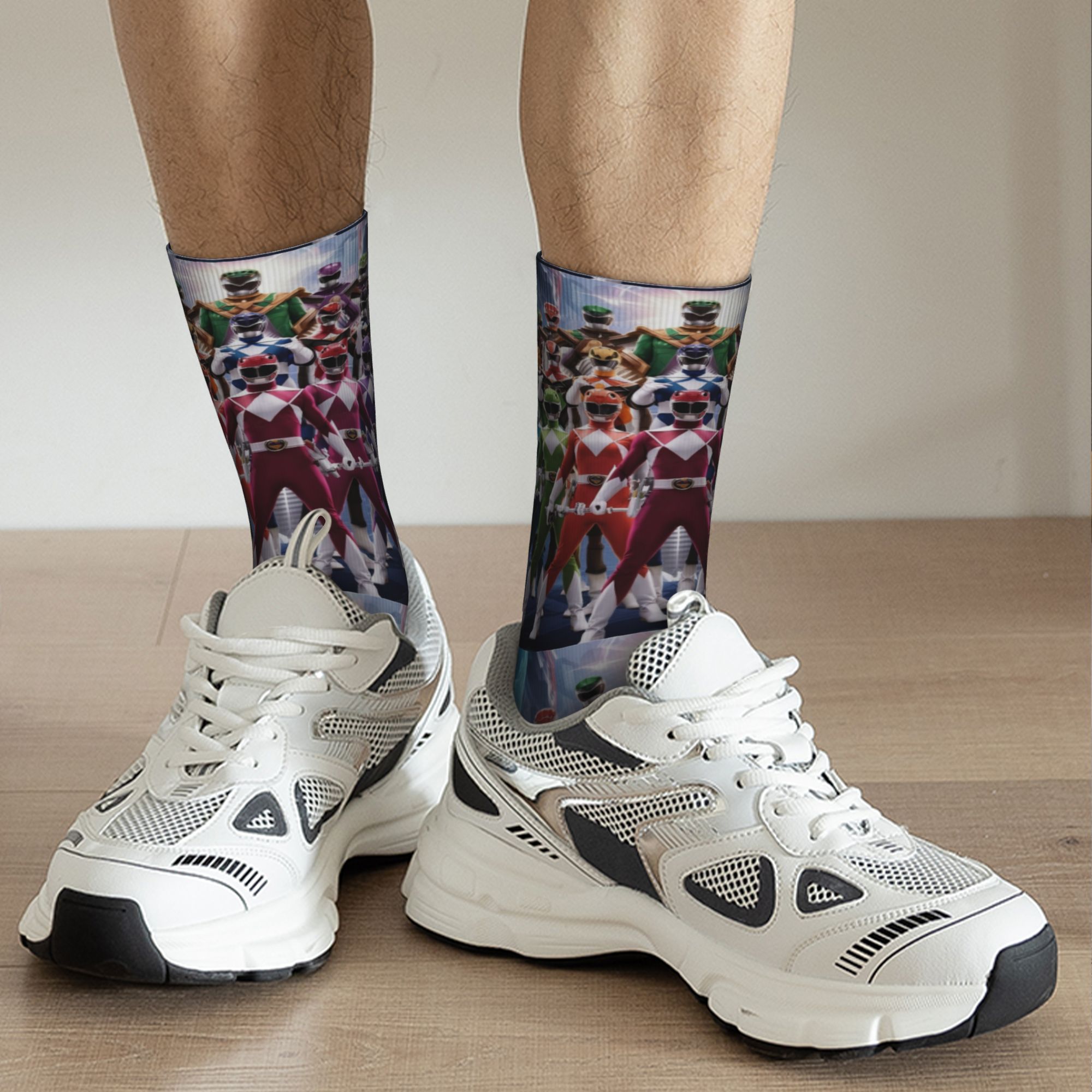 미친 디자인 파워 R-Ranger 90년대 농구 양말  - Men'S Accessories In The 90S 리뷰 및 가격