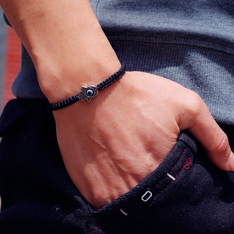 Noter 남자 팔찌 조정 가능한 파티마 Braclet - Men Accessories Evil Eye 리뷰 및 가격